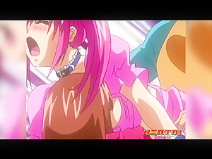 Hentai Pros - Busty Babes with Bikinis get their Pussies Drilled & Filled up with Cum