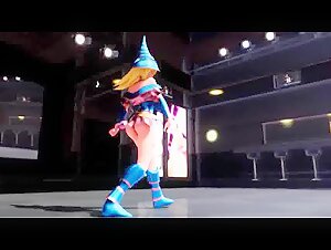 MMD R18 Yu-Gi-Oh Dark Magician Girl Hi-Fi how Long will it take to make you Cum 3d Hentai