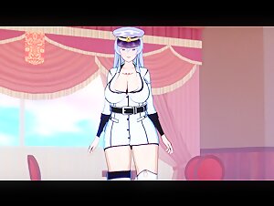 Esdeath at Sexy Stage (3D Ecchi) (Akame Ga Kiru)