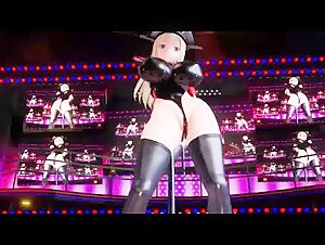 MMD R18 KanColle Bismarck Erotic Sonkyo Dance 2018 Wide Spread Legs 3D Hentai