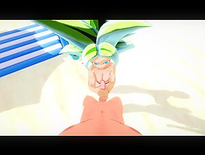 [POV] SEX ON THE BEACH WITH KELFA - DRAGON BALL SUPER POV PORN