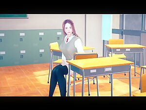 This Girl Likes to have Sex while being seen by Others. - 3d Hentai Animation