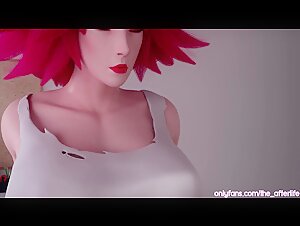 3D Hentai - Poison Fucks Big Tits Juri Han and gives her a Massive Creampie [blender] (With Sound)