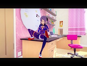 Genshin Impact Mona Sex in a Desk POV 3D Hentai