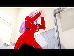Zero two Hentai 3D Koikatsu Animation
