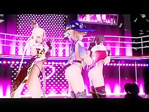 Mmd Genshin Impact Hot and Sexy Mama Unstoppable Shameless Concert 3d Hentai