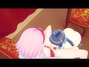 Hinata getting Fucked by Sakura with a Strapon - Naruto Hentai.