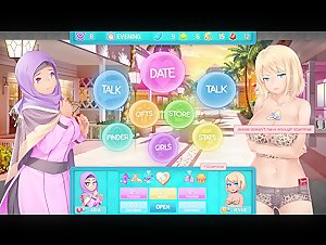 Sex with a Polynesian and a Weeb at the Pool - HuniePop 2 - Part 8