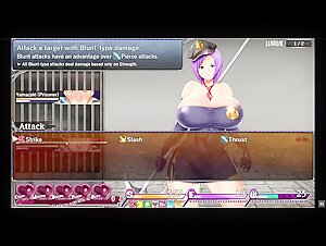 Karryn's Prison [RPG Hentai Game] Ep.2 Helping the Innmates to Release their Loads Cum on the Warden