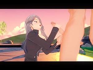 Persona - Sex with Sae Niijima - Hentai