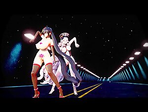 Mmd Taiho and Graf Fuck Concert Live Fucked after Concert