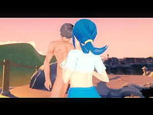 Pokemon - Sex with Lana's Stepmother - Hentai