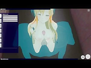 [CM3D2] - Sword Art Online Hentai, Fucking Asuna outside at Night