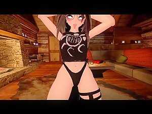 {POV} ANIME GIRL GIVES YOU a SENSUAL LAPDANCE AND RIDES YOU