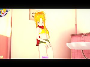 Yuna Catches Rikku Masturbating - FFX-2 Hentai