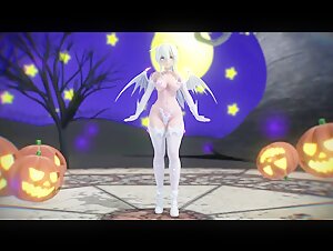 [MMD]Haku-Happy Halloween[by ___ORION__]