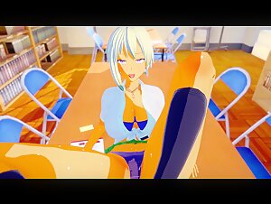 Hajimete no Gal: Ranko is HORNY for ROUGH SEX (3D Hentai)