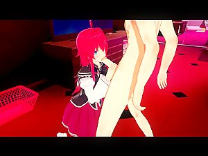 High School DxD: HOT ROUGH SEX with Rias Gremory (3D Hentai)