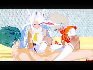 THREESOME with Mirko and Bea (3D Hentai)