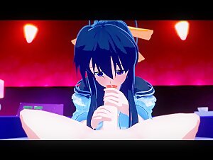 High School DxD: Akeno is HORNY FOR COCK (3D Hentai)