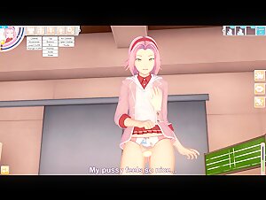 3D Hentaigame - Sakura Haruno Skip her Class to Lose Virginity 1