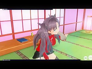 [CM3D2] - Fate/Stay Night Hentai, Horny Rin Tohsaka wants you're Dick