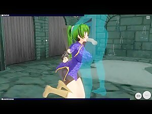 [CM3D2] - Fire Emblem Hentai, Lyn used for Sexual Pleasure