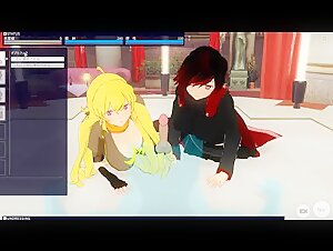 [CM3D2] - RWBY Hentai, Group Sex WIth Ruby Yang and Blake