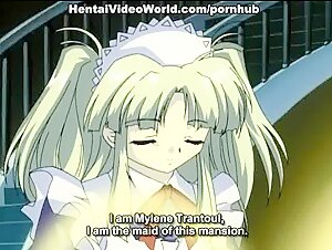 Hentai Blonde Housemaid in Bed