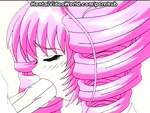 Hentai Fuck with a Pink-haired Teen